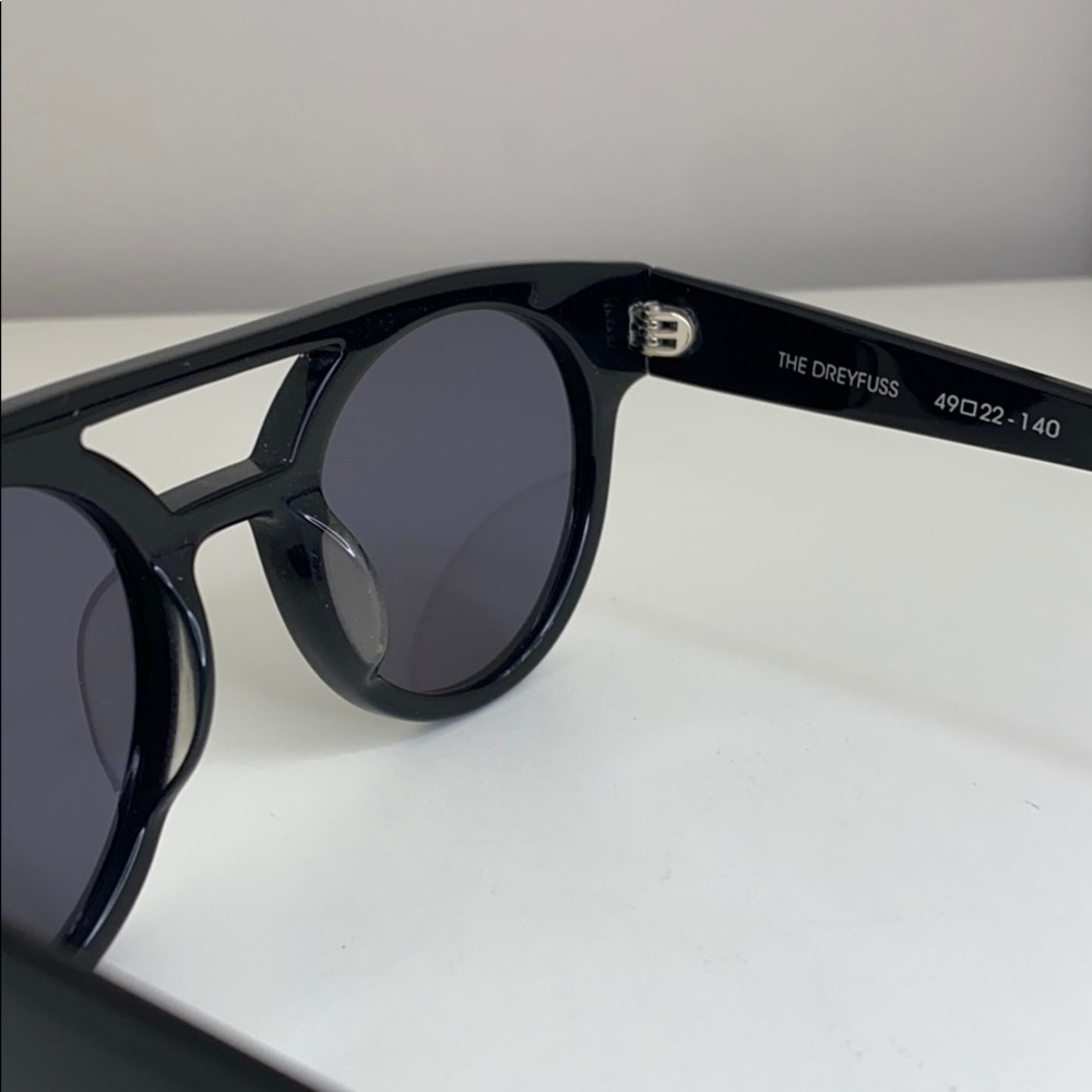 Komono New Dreyfuss Glossy Black Sunglasses - Picture 15 of 16